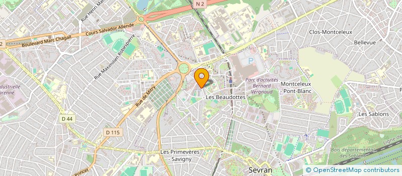 localisation de l'entreprise MBR NETTOYAGE ET DEBARRAS à SEVRAN