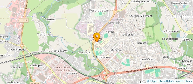 localisation de l'entreprise MBRA BEAUTE à VANNES