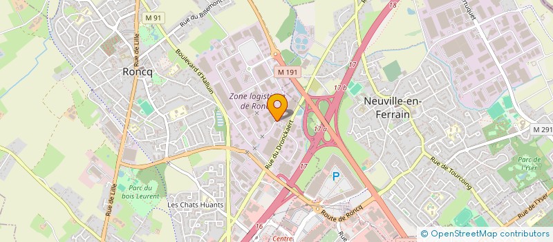 localisation de l'entreprise MBRB à RONCQ