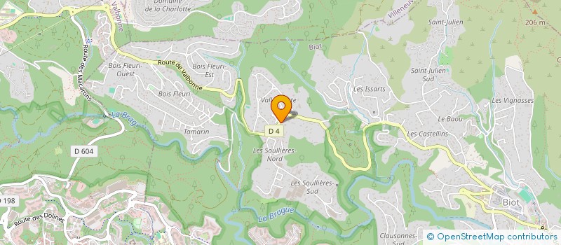 localisation de l'entreprise MBRENOVA  BIOT