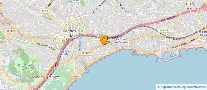 localisation de l'entreprise MBRIEGEL IMMOBILIER à CAGNES-SUR-MER