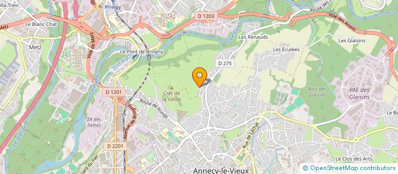 localisation de l'entreprise MBRL CONSEIL à ANNECY