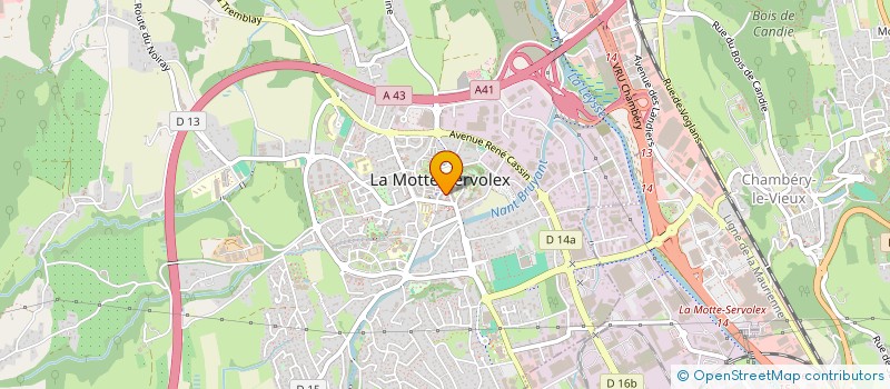 localisation de l'entreprise MBRO  LE BOURGET-DU-LAC