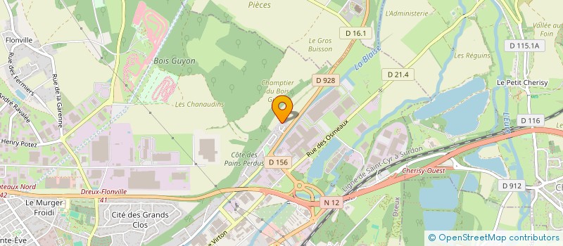 localisation de l'entreprise MBRO IMMOBILIER à DREUX