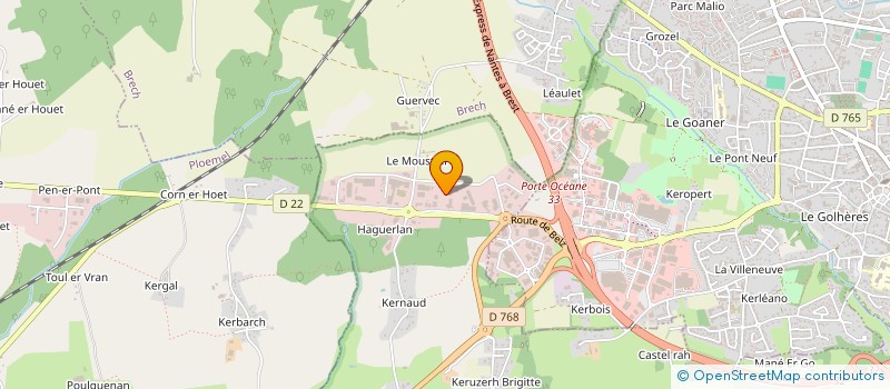 localisation de l'entreprise MBRS à CRACH