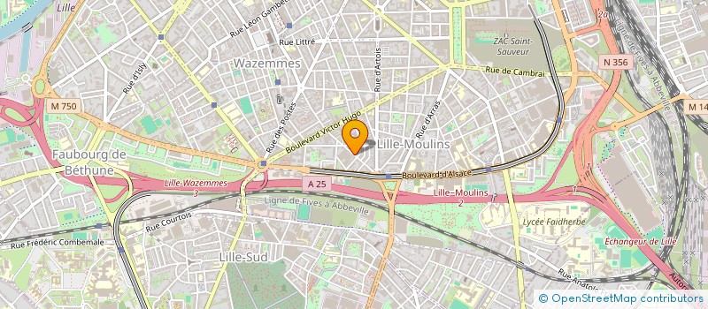 localisation de l'entreprise MBS à LILLE