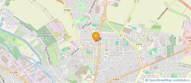 localisation de l'entreprise MBS à AMIENS