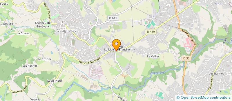 localisation de l'entreprise MBS  VAUGNERAY