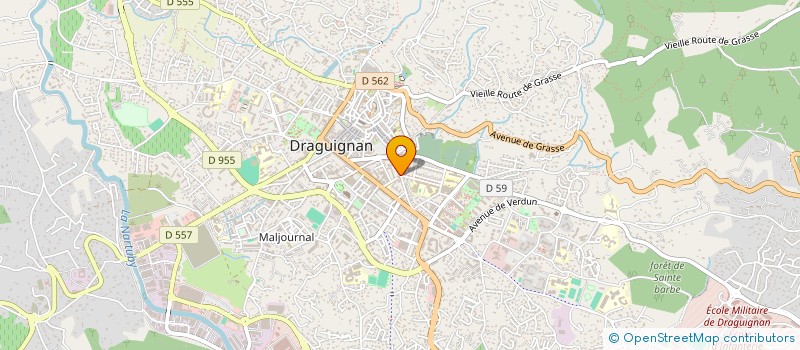 localisation de l'entreprise MBS  DRAGUIGNAN