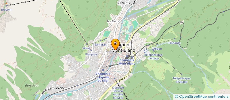 localisation de l'entreprise MBS à CHAMONIX-MONT-BLANC