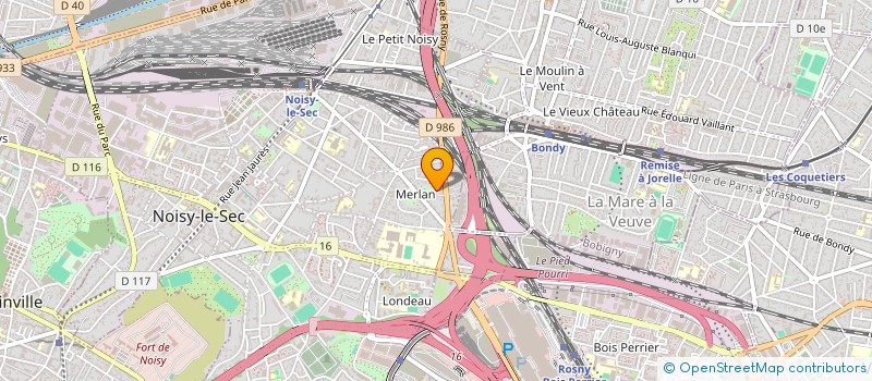 localisation de l'entreprise MBS à NOISY-LE-SEC