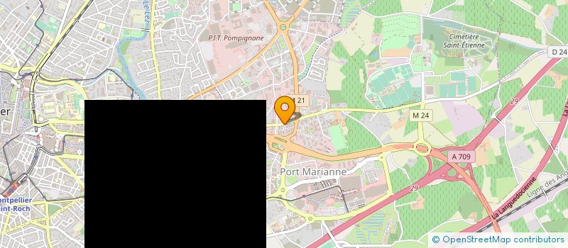localisation de l'entreprise MBS à MONTPELLIER