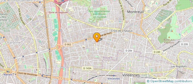 localisation de l'entreprise MBS à MONTREUIL