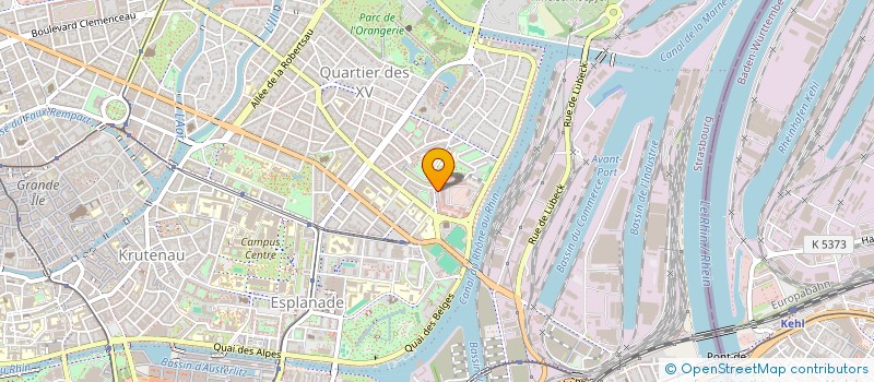 localisation de l'entreprise MBS  STRASBOURG