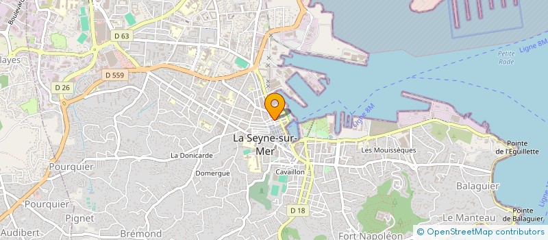 localisation de l'entreprise MBS à LA SEYNE-SUR-MER