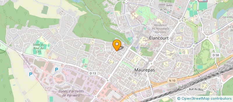 localisation de l'entreprise MBS à MAUREPAS