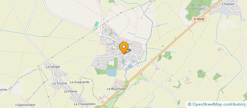 localisation de l'entreprise MBS  SAINT-GERMAIN-DE-PRINCAY