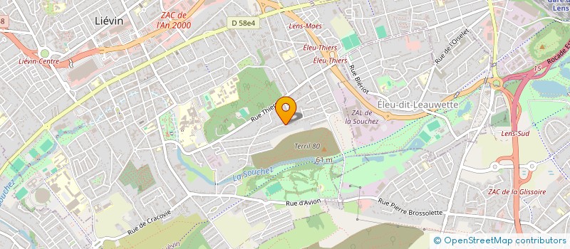 localisation de l'entreprise MBS COMPOSITES à LIEVIN