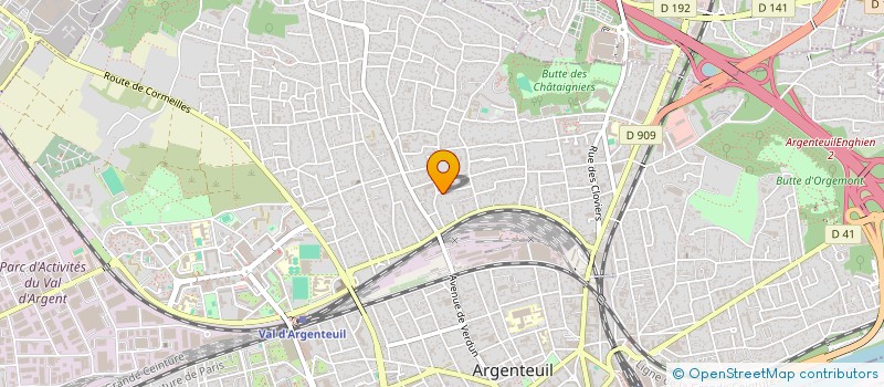 localisation de l'entreprise MBS CONSTRUCTION  ARGENTEUIL