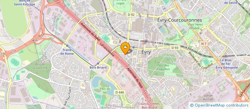 localisation de l'entreprise MBS DEVELOPPEMENT à EVRY-COURCOURONNES