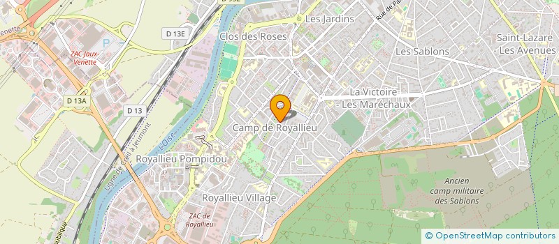 localisation de l'entreprise MBS ENGINEERING à COMPIEGNE