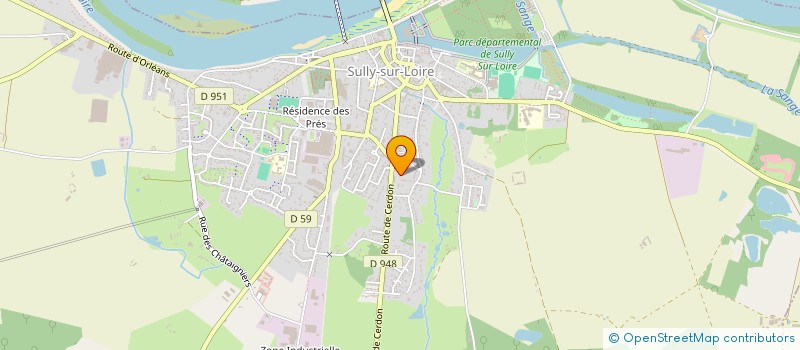 localisation de l'entreprise MBS EVENTS à SULLY-SUR-LOIRE