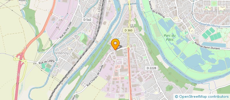 localisation de l'entreprise MBS EXPRESS à MEAUX