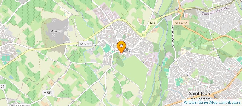 localisation de l'entreprise MBS FIBRE à LAVERUNE