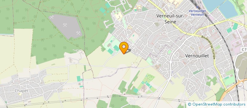 localisation de l'entreprise MBS LES CHESNETS  VERNEUIL-SUR-SEINE