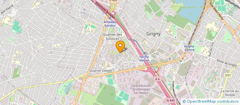localisation de l'entreprise MBS LOCATION à GRIGNY