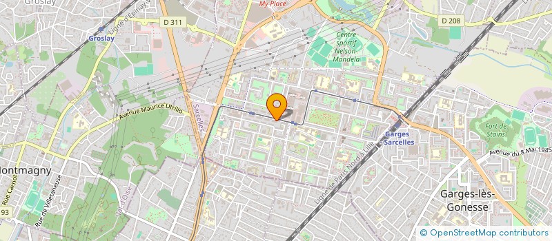 localisation de l'entreprise MBS MEKACHER à SARCELLES