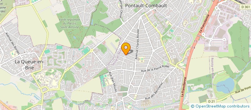 localisation de l'entreprise MBS RESEAUX à PONTAULT-COMBAULT