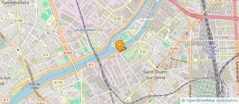 localisation de l'entreprise MBS2 à SAINT-OUEN-SUR-SEINE