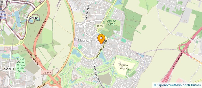 localisation de l'entreprise MBSA CONSEIL à MAGNY-LE-HONGRE