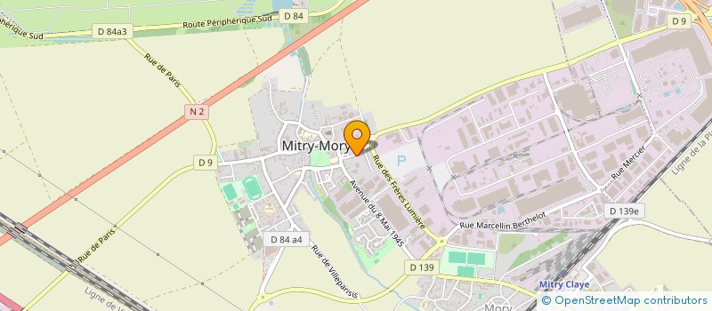 localisation de l'entreprise MBSA FOOD  MITRY-MORY