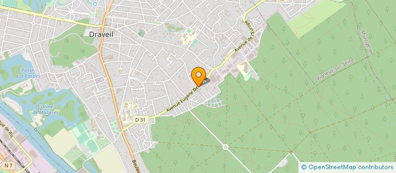 localisation de l'entreprise MBSC à DRAVEIL