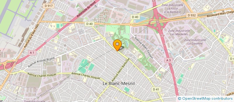 localisation de l'entreprise MBSH à LE BLANC-MESNIL