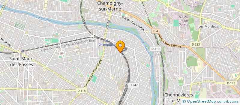 localisation de l'entreprise MBSO  SAINT-MAUR-DES-FOSSES