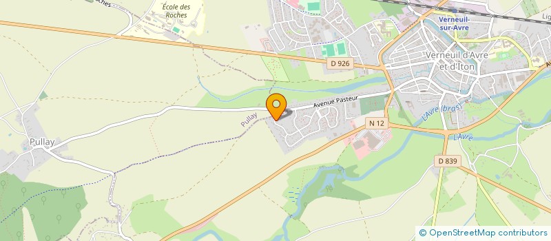 localisation de l'entreprise MBSR CONSULTING  VERNEUIL D'AVRE ET D'ITON