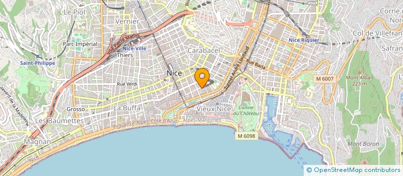 localisation de l'entreprise MBSSN 1827 à NICE