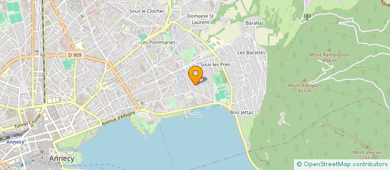 localisation de l'entreprise MBT à ANNECY