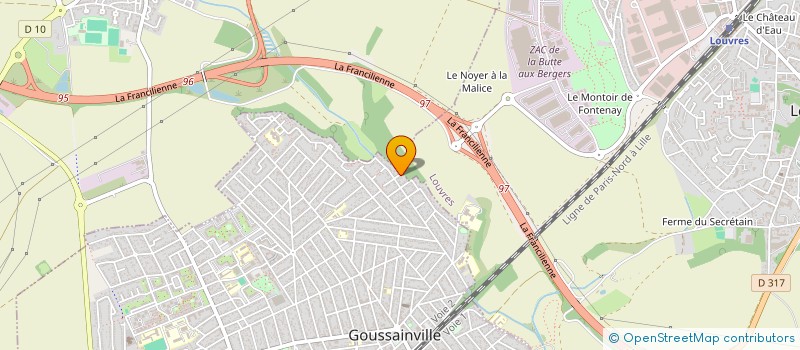 localisation de l'entreprise MBT à GOUSSAINVILLE