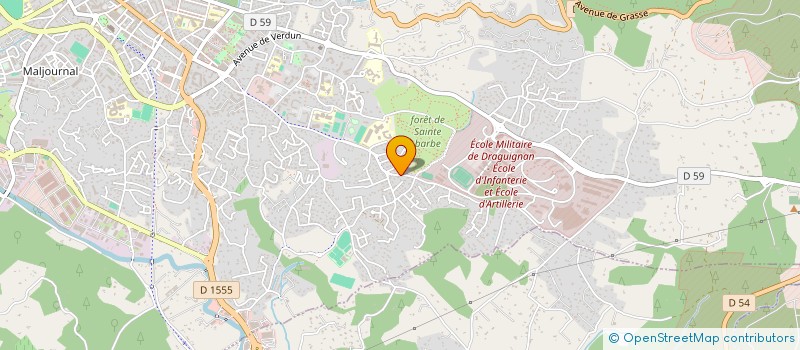 localisation de l'entreprise MBT à DRAGUIGNAN