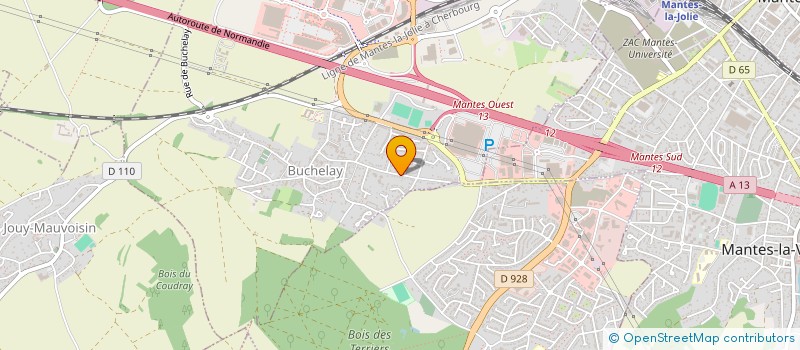 localisation de l'entreprise MBT à BUCHELAY