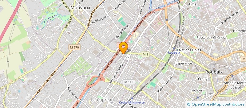 localisation de l'entreprise MBT  TOURCOING