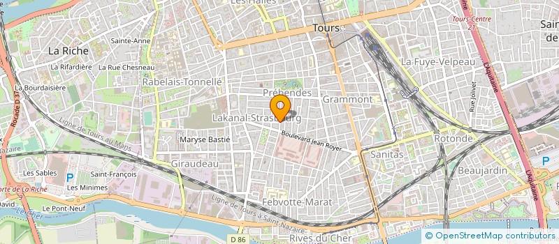 localisation de l'entreprise MBT EVENEMENTIEL  TOURS