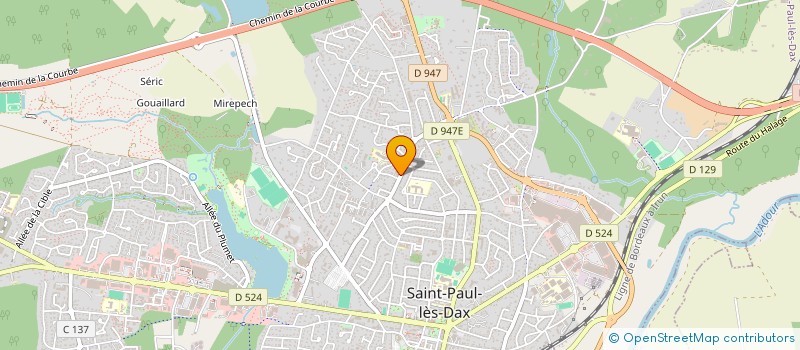 localisation de l'entreprise MBT MOTORS  SAINT-PAUL-LES-DAX