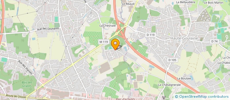 localisation de l'entreprise MBT NOTINVEST à BASSE-GOULAINE
