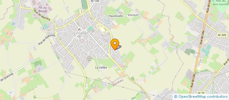 localisation de l'entreprise MBTEC à LINSELLES