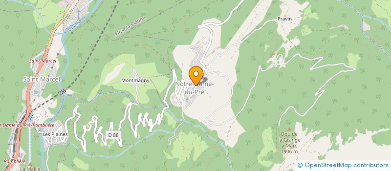 localisation de l'entreprise MBTF  NOTRE-DAME-DU-PRE